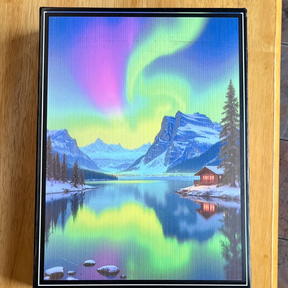 Lake with Northern Lights | 1000 Piece Jigsaw Puzzle